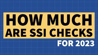 How Much are SSI Checks in 2023 [upl. by Serafine888]