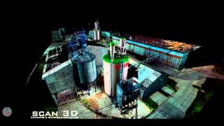 3D scanning and intelligent 3D modeling silos for sawdust [upl. by Daphne]