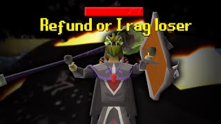 Noob Stream Sniper Unintentionally Donates 908m  3rd Age Pick Rebuild 5 osrs [upl. by Khosrow]