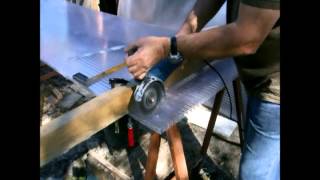 COMMENT COUPER UNE PLAQUE DE POLYCARBONATE How to cut polycarbonate [upl. by Hoffer]