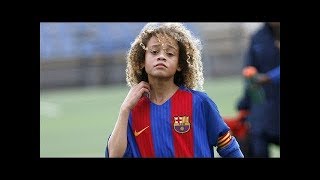 XAVI SIMONS ● NEW MESSI  ● Barcelona Wonderkid ● Ultimate Skills 20152018 HD [upl. by Elinnet]