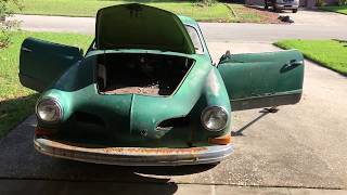 Volkswagen Karmann Ghia Vintage 1972 VW Restoration  Lets go [upl. by Jose481]