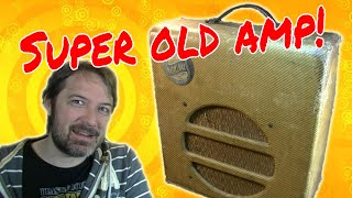 The OLDEST Piece of Tube Guitar Amp History Ive Ever Restored [upl. by Grossman]