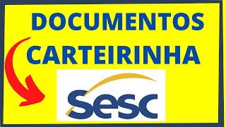 DOCUMENTOS PARA FAZER CARTEIRINHA DO SESC [upl. by O'Donoghue176]