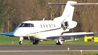 Pilatus PC24 Beautiful Landing at Antwerpen Airport Deurne [upl. by Ginny]