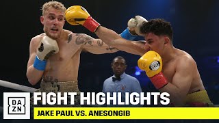 HIGHLIGHTS  Jake Paul vs AnEsonGib [upl. by Nica860]