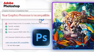 Photoshop Your Graphics Processor is incompatible [upl. by Raymonds]