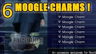 Final Fantasy XV  How To Get SIX Moogle Charms  All Moogle Charms Location FFXV [upl. by Monagan634]