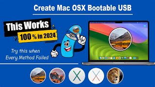 How to Create macOS Sierra or High Sierra Bootable USB in 2024 😊 TRY THIS WHEN EVERY METHOD FAILED [upl. by Jareb894]