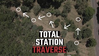 How to do a traverse with a total station  SURVEYING TRAINING [upl. by Naik791]