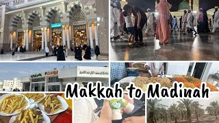 Makkah to Madina Travel Problems Rooms hotel And Pakistani Dinner [upl. by Selima]