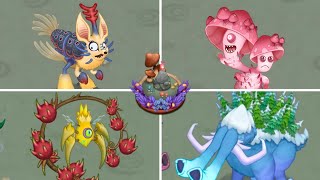 Faerie Island 2025  All Monsters Sounds And Animations  My Singing Monster [upl. by Herwick136]