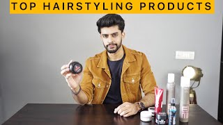 TOP 5 HAIRSTYLING PRODUCTS IN INDIA FOR MEN [upl. by Knut870]