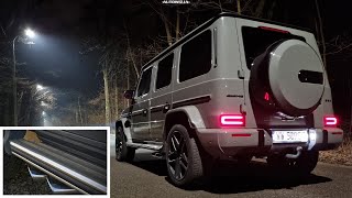 MercedesAMG G 63 40 V8 585 Sound Exhaust Sound Cold Start Revs Interior Sound Acceleration [upl. by Garrot732]