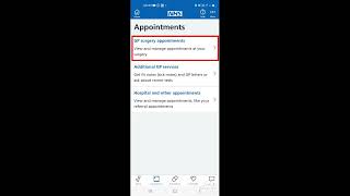 NHS App  Appointments [upl. by Bethena]