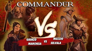 Commander Versus Series Marchesa v Selvala v Grenzo v Muzzio MTG Multiplayer [upl. by Eidod]