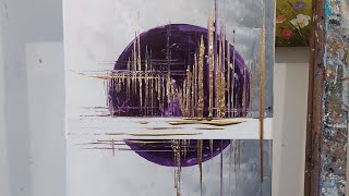 PURPLE ABSTRACT par NELLY LESTRADE [upl. by Hilly157]