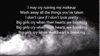 Sia  Big Girls Cry lyrics on screen [upl. by Hidie166]