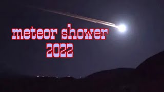 Meteor shower 2022 [upl. by Nylemaj]