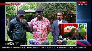 Tendai Biti briefs the media on Zim violence [upl. by Betthel]