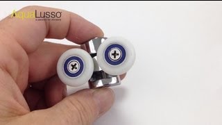 Shower Door Cam Wheels  Fitting and Adjusting [upl. by Girvin753]