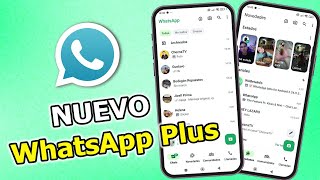 Como Instalar WhatsApp Plus  Nuevos Ajustes y ESTADOS tipo Facebook [upl. by Damiano85]