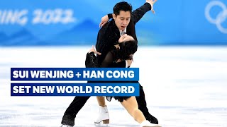 🚀NEW WORLD RECORD Sui Wenjing  Han Cong  Figure Skating Beijing 2022 Highlights [upl. by Tristam]