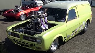 Dragstalgia Santa Pod 2022 Pt1 in the pits [upl. by Dahc914]