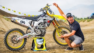 We Test Ken Roczens FACTORY Suzuki RMZ450 [upl. by Ardnaiek]