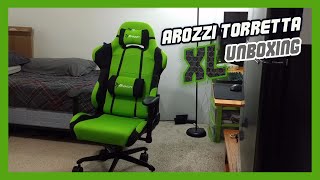 Arozzi Torretta Green XL Gaming Chair Unboxing [upl. by Aiuqat454]