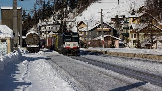 Trains in Steinach in Tirol Austria 19th january 2019 [upl. by Aizahs]