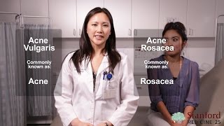 Diagnosing Acne vs Rosacea Stanford Medicine 25 [upl. by Alul976]