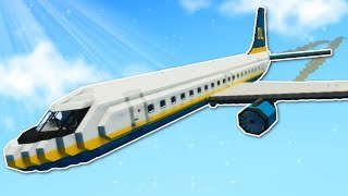 PLANE CRASH SURVIVAL IN SNOW STORM  Stormworks Multiplayer Gameplay [upl. by Dorrej]