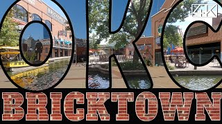 Bricktown Oklahoma City 4K Walking Tour [upl. by Meluhs]