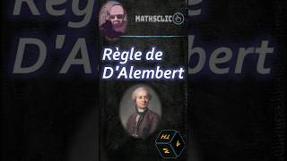 🔴MATHSCLIC SHORTS  MATHÉMATIQUES SUPÉRIEURES  RÈGLE DE DALEMBERT POUR LES SÉRIES  1768 [upl. by Forcier845]