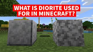 What Is Diorite Used for in Minecraft [upl. by Xeno882]