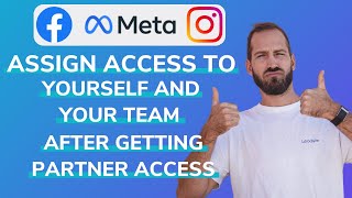 Facebook  Meta Business Manager How To Assign Access After Receiving Partner Access [upl. by Wan]