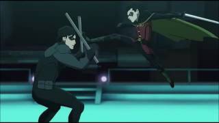 Nightwing vs Damian Wayne Español Latino [upl. by Meier]