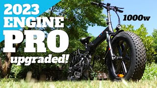 Engwe Engine Pro 1000W Ebike  So many Upgrades  Ride amp Review [upl. by Nev]