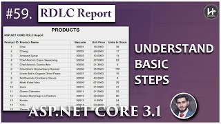 59 Understand Basic Steps to Create your RDLC Report in AspNet Core  A StepbyStep Guide 🚀 [upl. by Latsryk]