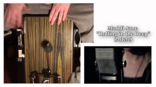 CAJONTUBE Maddi Jane  Rolling in the Deep Cajon Cover [upl. by Winter]