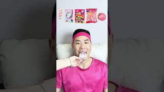 🍜🍧🍭ASMRPinkthemed Mukbang  Perfect for Sleepimmersive asmr asmrsounds [upl. by Ravaj]