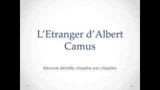 Résumé de LEtranger de Camus [upl. by Nailluj]