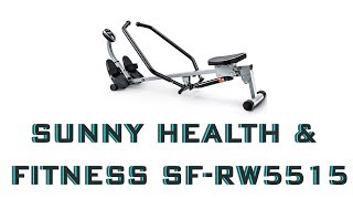 BEST HOME GYMS  SUNNY HEALTH amp FITNESS SF RW5639 REVIEW [upl. by Arykahs]