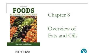 Overview Fats and Oils [upl. by Oilasor]