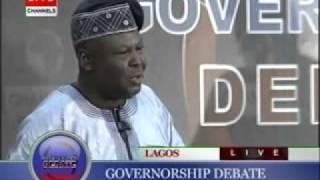 Lagos Governorship Debate part1flv [upl. by Rennerb]