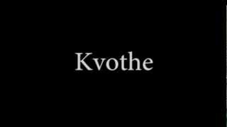 How to Pronounce Kvothe [upl. by Severen492]