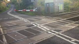 Intwood Level Crossing Norfolk Saturday 14102017 [upl. by Aninotna]