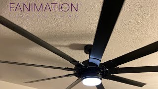 72” Fanimation Slinger v2 Ceiling Fan [upl. by Broderic]