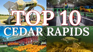 Top 10 Things to do in Cedar Rapids Iowa in 2024 [upl. by Harv]